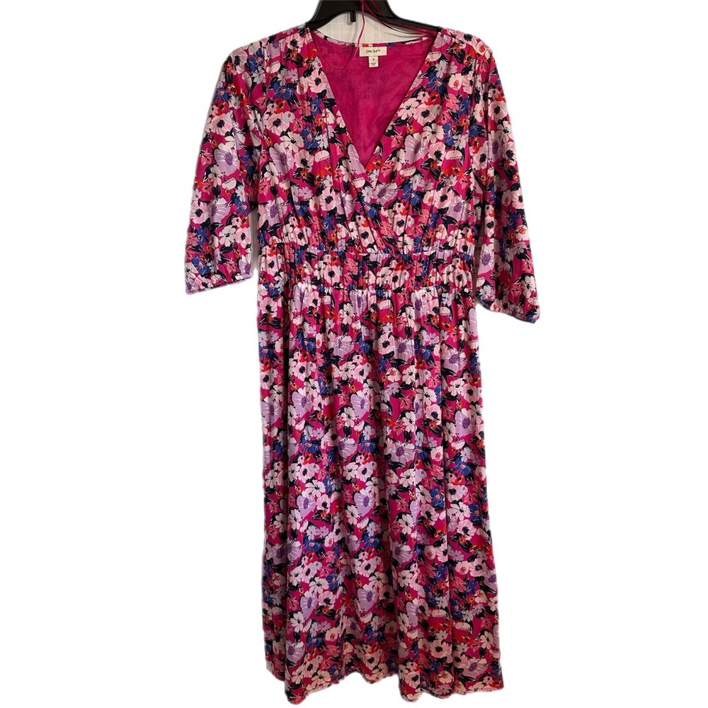On 34th Floral Plus Size Dress